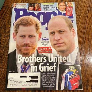 People Magazine - May 3 2021 - Prince Harry & William - Colton Underwood - J.Lo